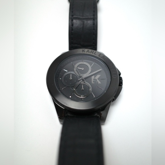 Karl Lagerfeld Energy Chronograph Watch - KL-1406 - Black - Picture 4 of 14